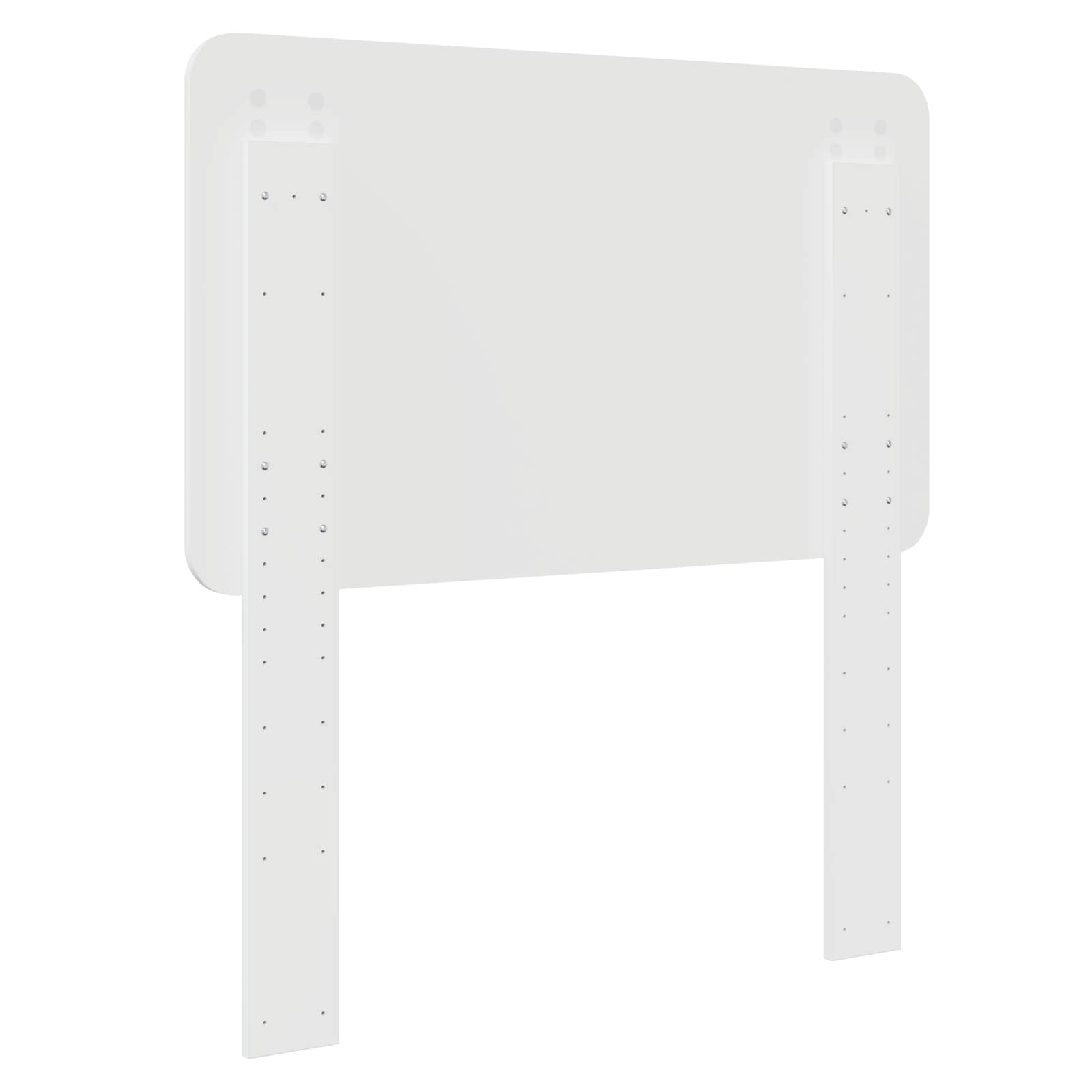 Κεφαλάρι Λαμπερό Λευκό 100 cm Επεξεργασμένο ξύλο - Pakobazaar