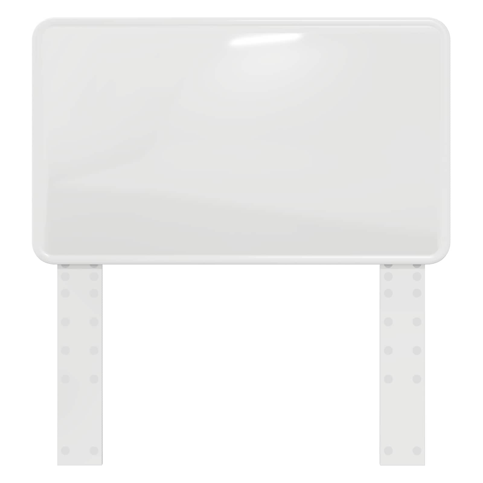 Κεφαλάρι Λαμπερό Λευκό 100 cm Επεξεργασμένο ξύλο - Pakobazaar