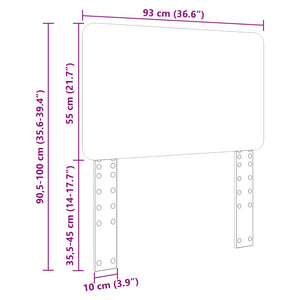 Κεφαλάρι Δρύς Sonoma 90 cm Επεξεργασμένο ξύλο - Pakobazaar