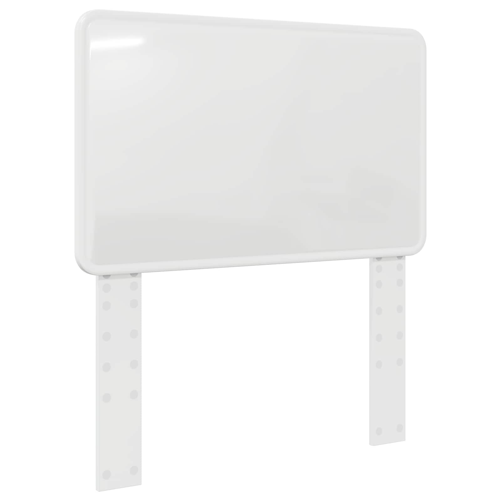 Κεφαλάρι Λαμπερό Λευκό 75 cm Επεξεργασμένο ξύλο - Pakobazaar