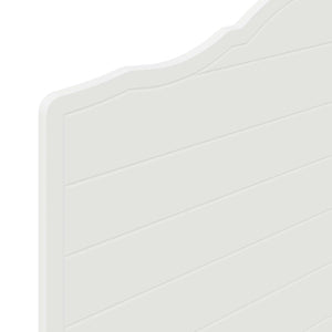 Κεφαλάρι Λευκό 100 cm Επεξεργασμένο ξύλο - Pakobazaar