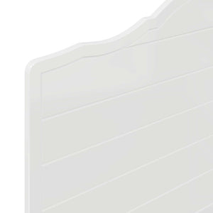 Κεφαλάρι Λαμπερό Λευκό 75 cm Επεξεργασμένο ξύλο - Pakobazaar