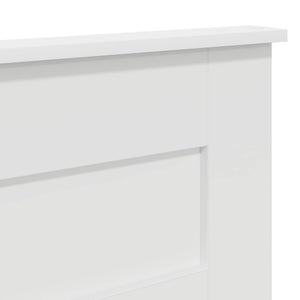 Κεφαλάρι Λευκό 135 cm Επεξεργασμένο ξύλο - Pakobazaar