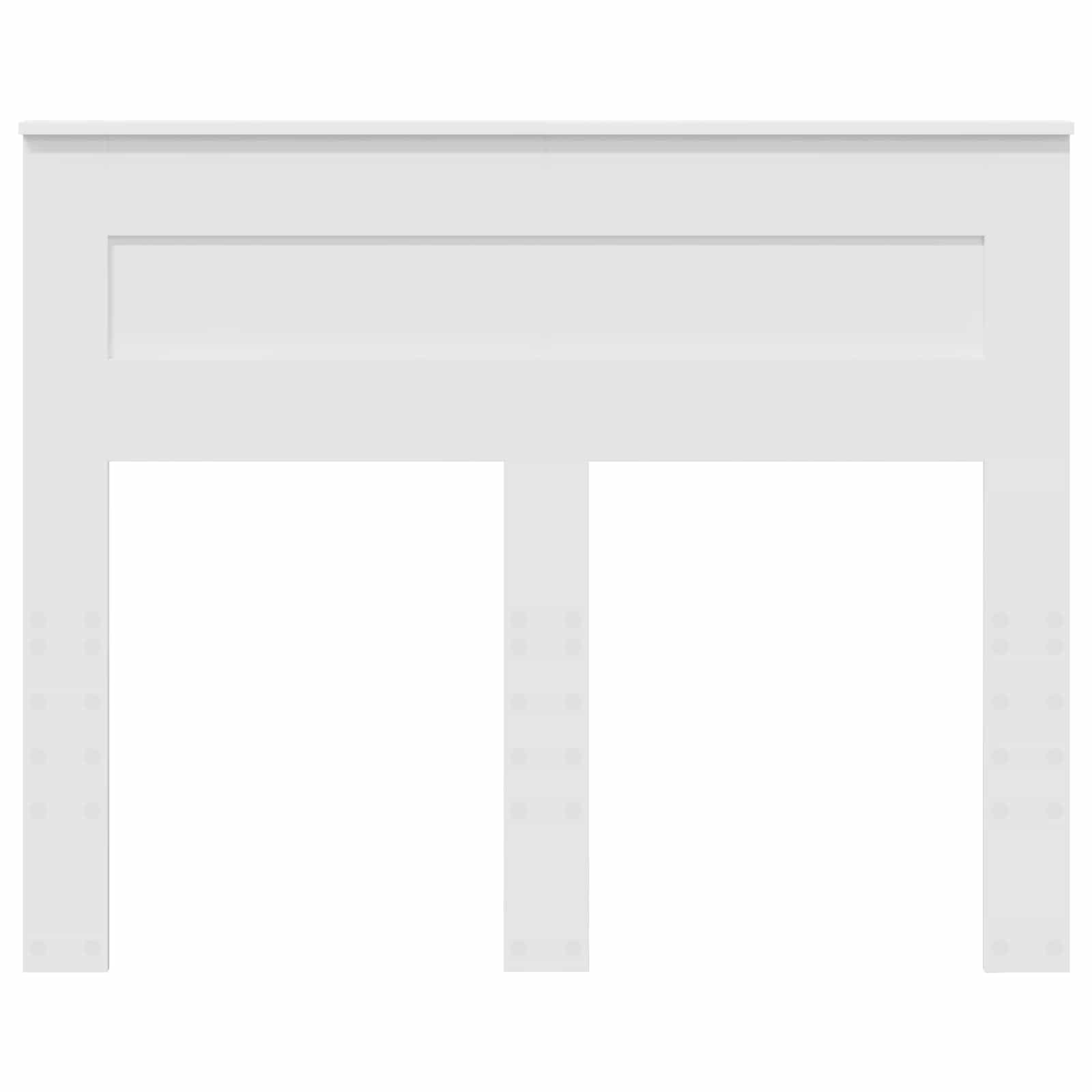Κεφαλάρι Λευκό 135 cm Επεξεργασμένο ξύλο - Pakobazaar