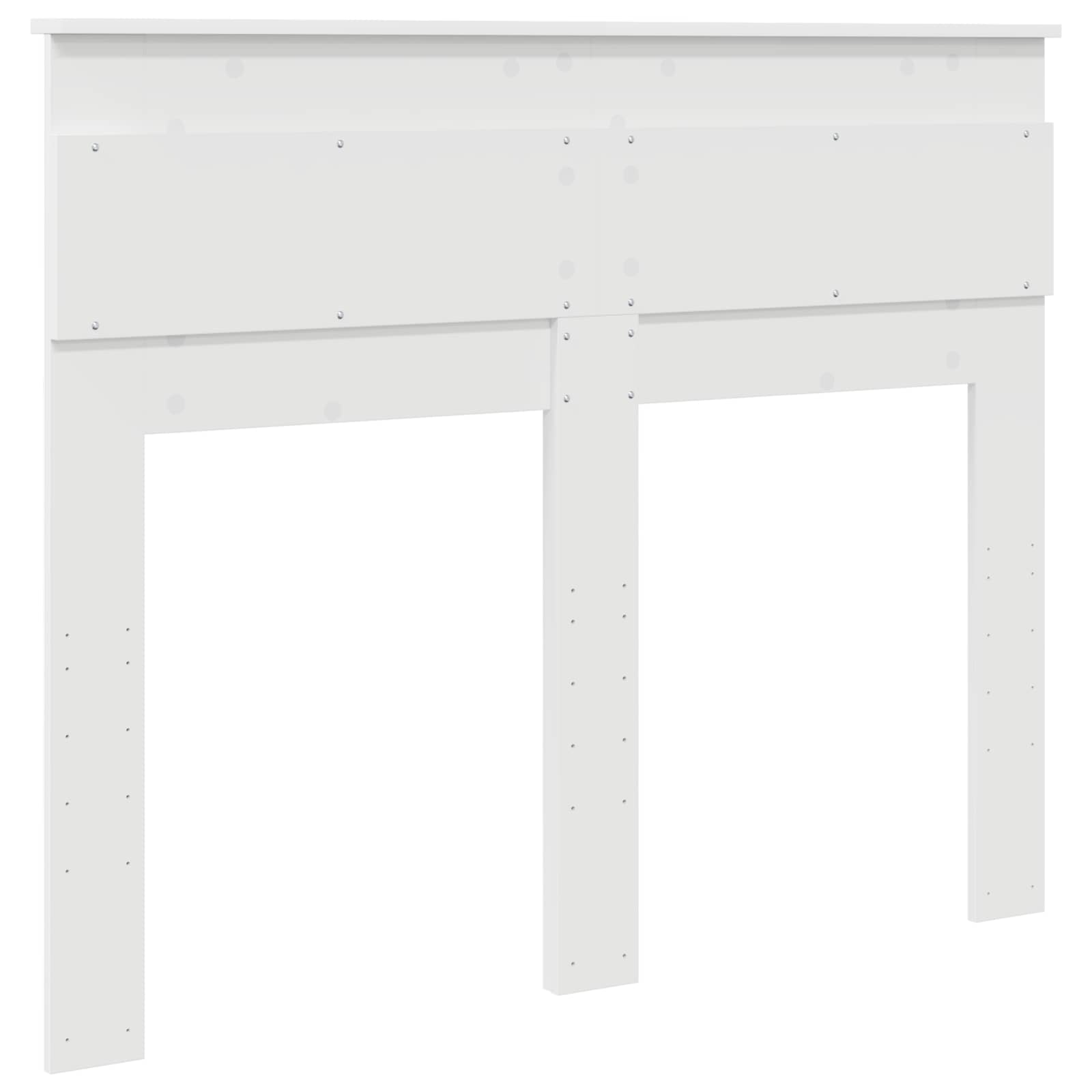 Κεφαλάρι Λευκό 120 cm Επεξεργασμένο ξύλο - Pakobazaar