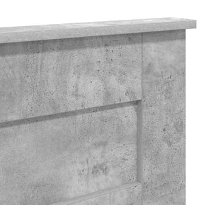 Κεφαλάρι Σκυρόδεμα Γκρι 120 cm Επεξεργασμένο ξύλο - Pakobazaar