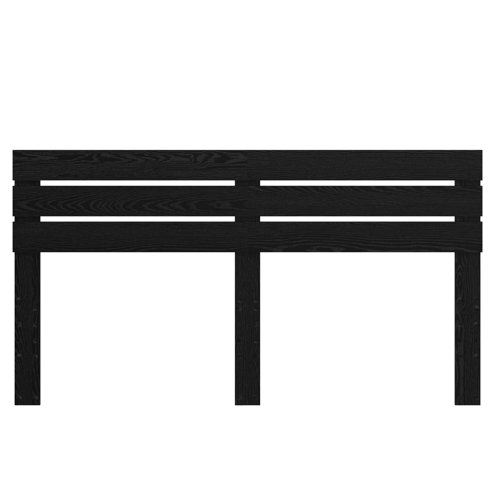 Κεφαλάρι Μαύρη Οξυά 200 cm Επεξεργασμένο ξύλο - Pakobazaar