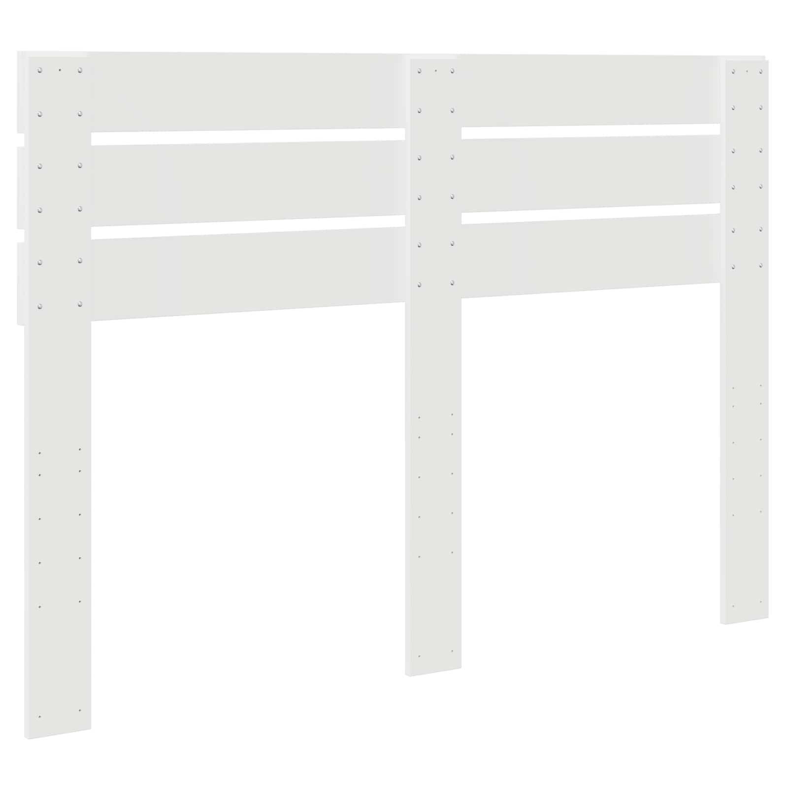 Κεφαλάρι Λευκό 140 cm Επεξεργασμένο ξύλο - Pakobazaar