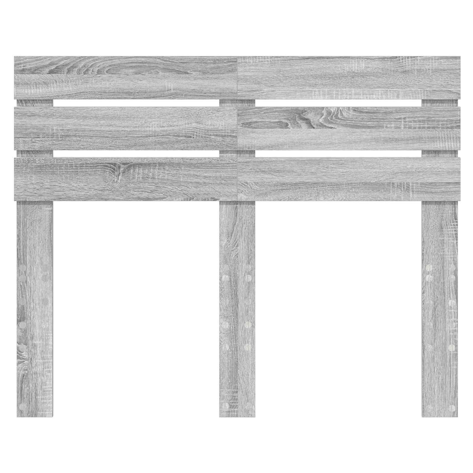 Κεφαλάρι Γκρίζο Σονομα 135 cm Επεξεργασμένο ξύλο - Pakobazaar