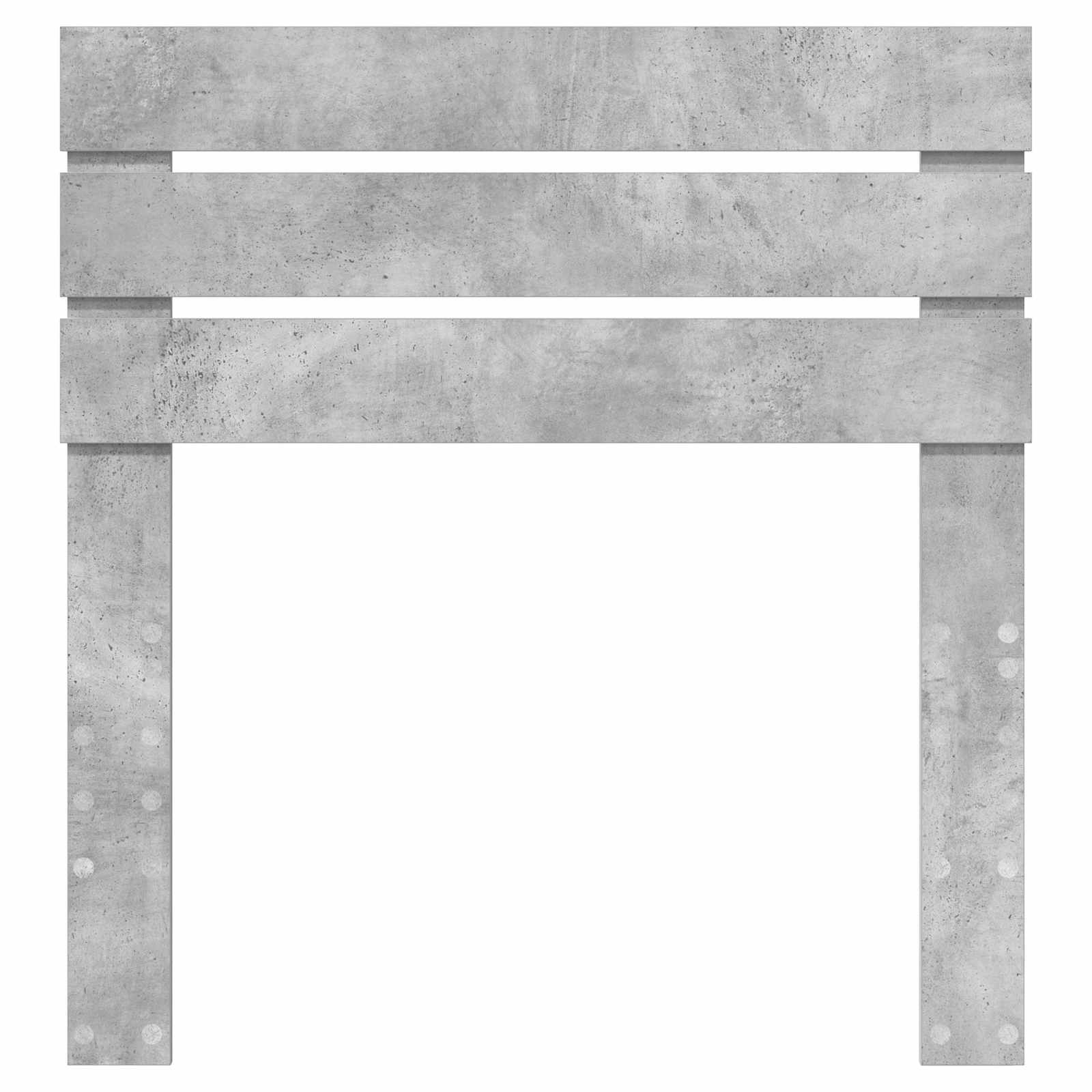 Κεφαλάρι Σκυρόδεμα Γκρι 80 cm Επεξεργασμένο ξύλο - Pakobazaar