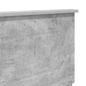 Κεφαλάρι Σκυρόδεμα Γκρι 150 cm Επεξεργασμένο ξύλο - Pakobazaar