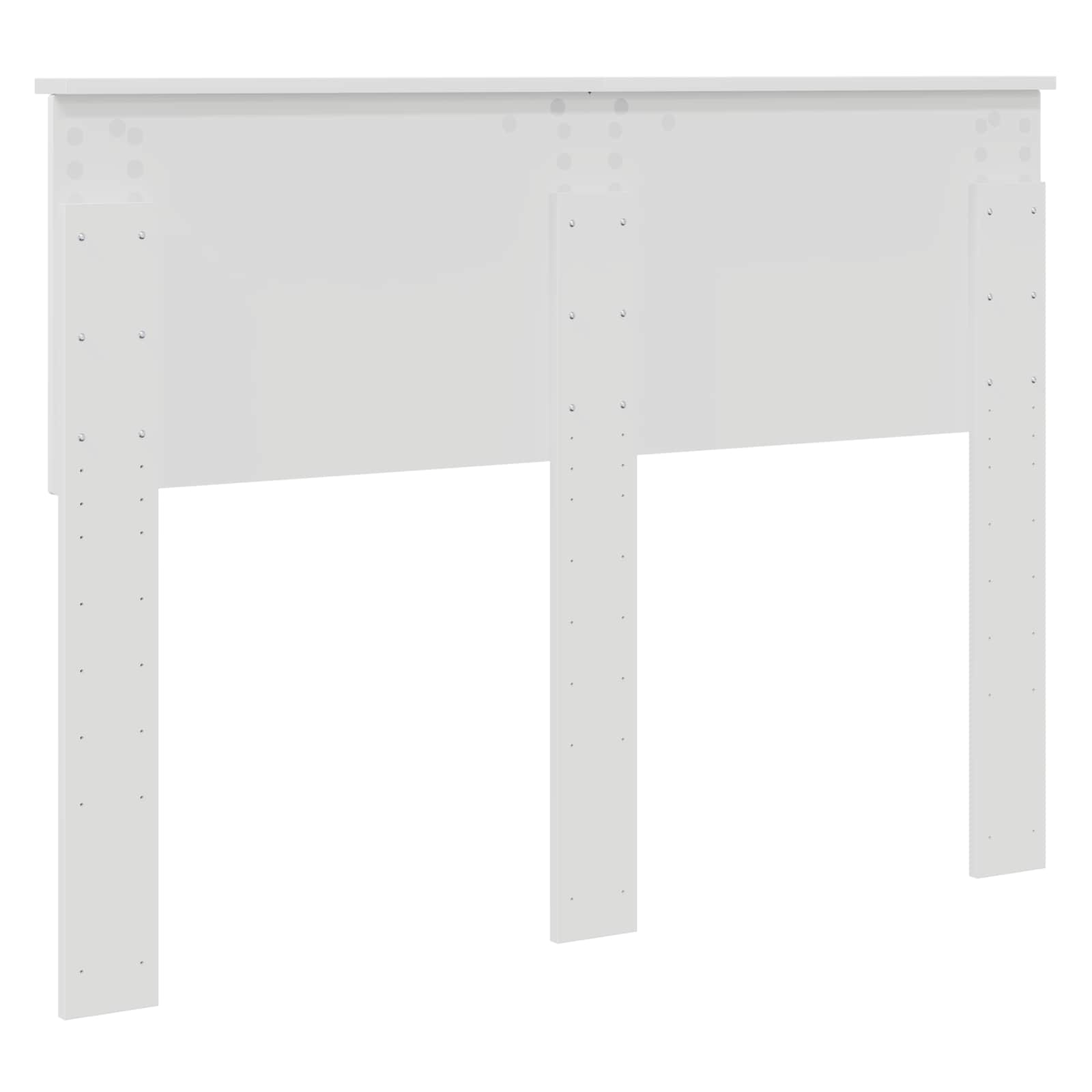 Κεφαλάρι Λευκό 120 cm Επεξεργασμένο ξύλο - Pakobazaar