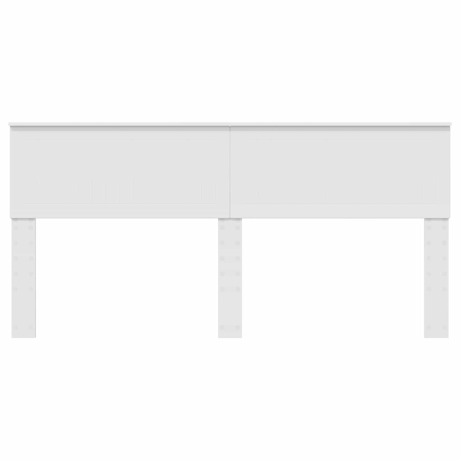 Κεφαλάρι Λευκό 180 cm Επεξεργασμένο ξύλο - Pakobazaar