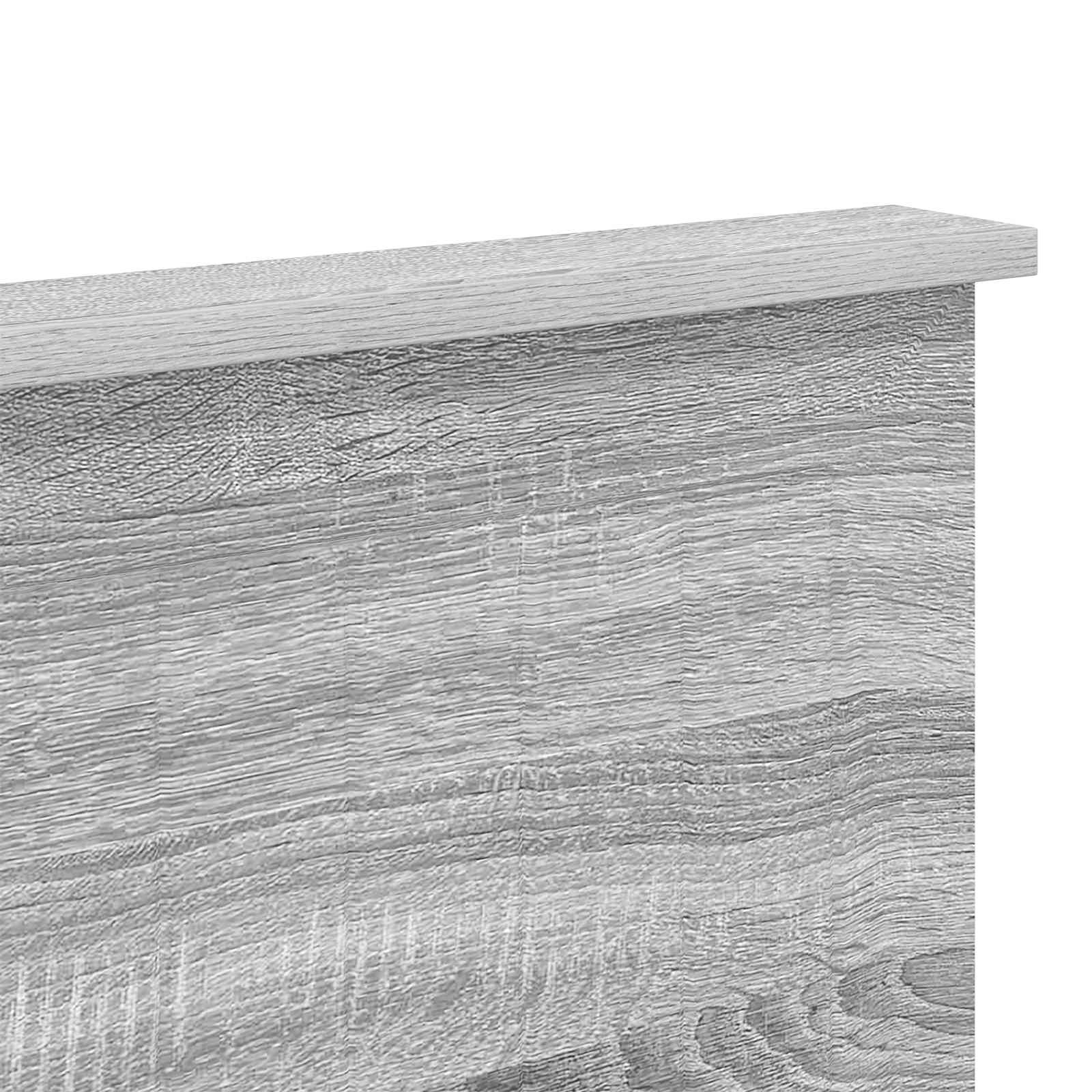 Κεφαλάρι Γκρίζο Σονομα 160 cm Επεξεργασμένο ξύλο - Pakobazaar