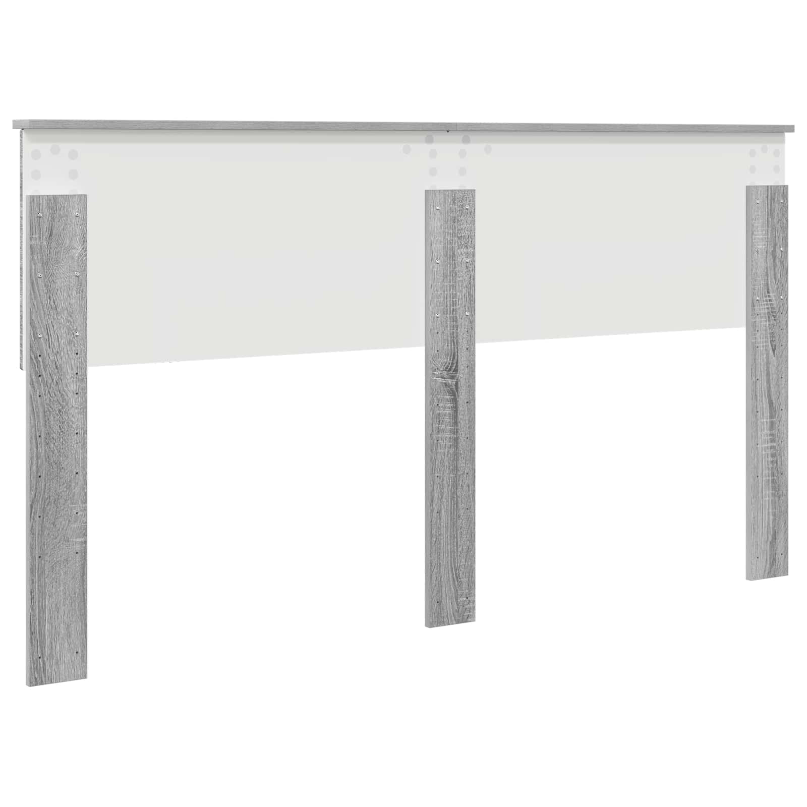 Κεφαλάρι Γκρίζο Σονομα 160 cm Επεξεργασμένο ξύλο - Pakobazaar