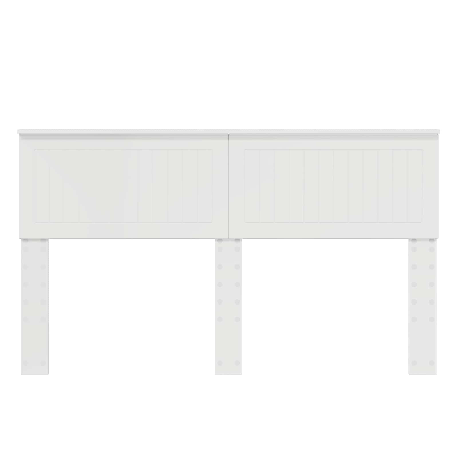 Κεφαλάρι Λευκό 150 cm Επεξεργασμένο ξύλο - Pakobazaar