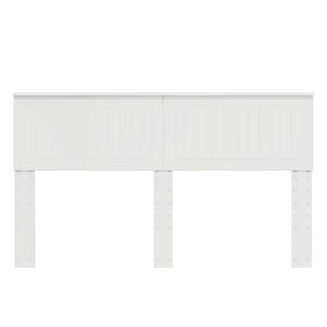 Κεφαλάρι Λευκό 150 cm Επεξεργασμένο ξύλο - Pakobazaar