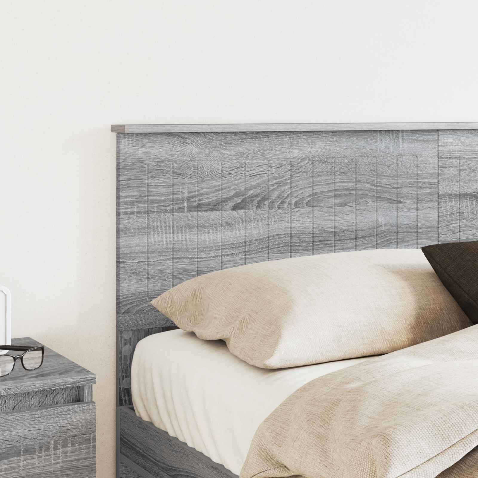 Κεφαλάρι Γκρίζο Σονομα 150 cm Επεξεργασμένο ξύλο - Pakobazaar