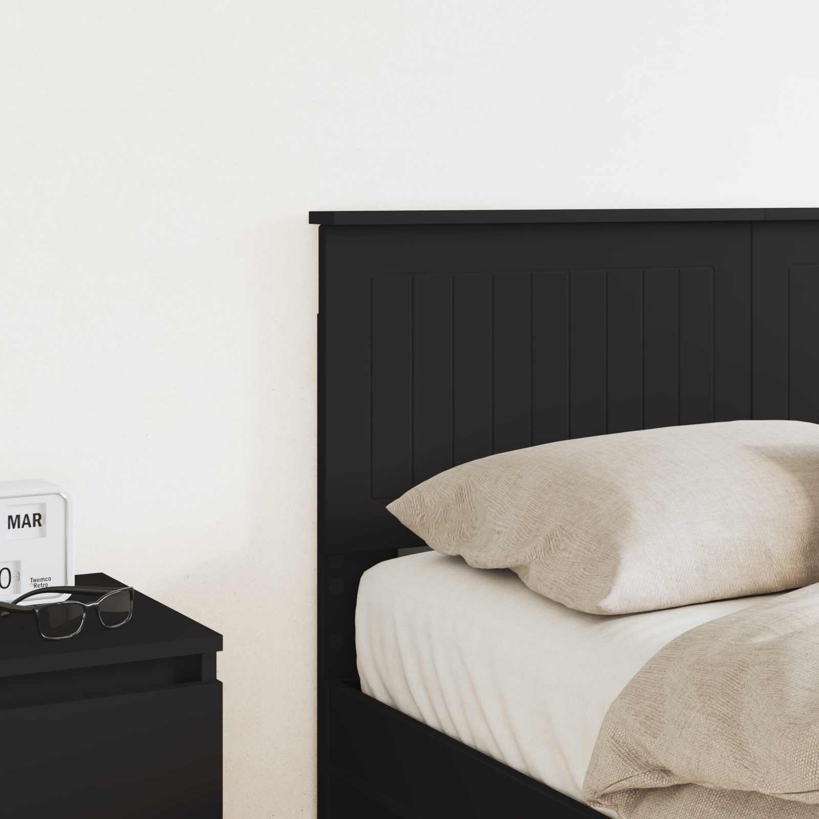 Κεφαλάρι Μαύρη Οξυά 135 cm Επεξεργασμένο ξύλο - Pakobazaar