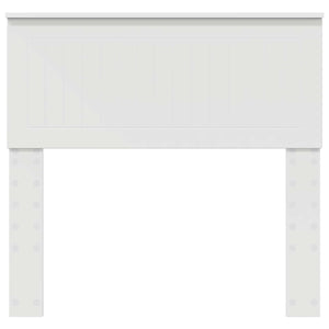 Κεφαλάρι Λευκό 90 cm Επεξεργασμένο ξύλο - Pakobazaar