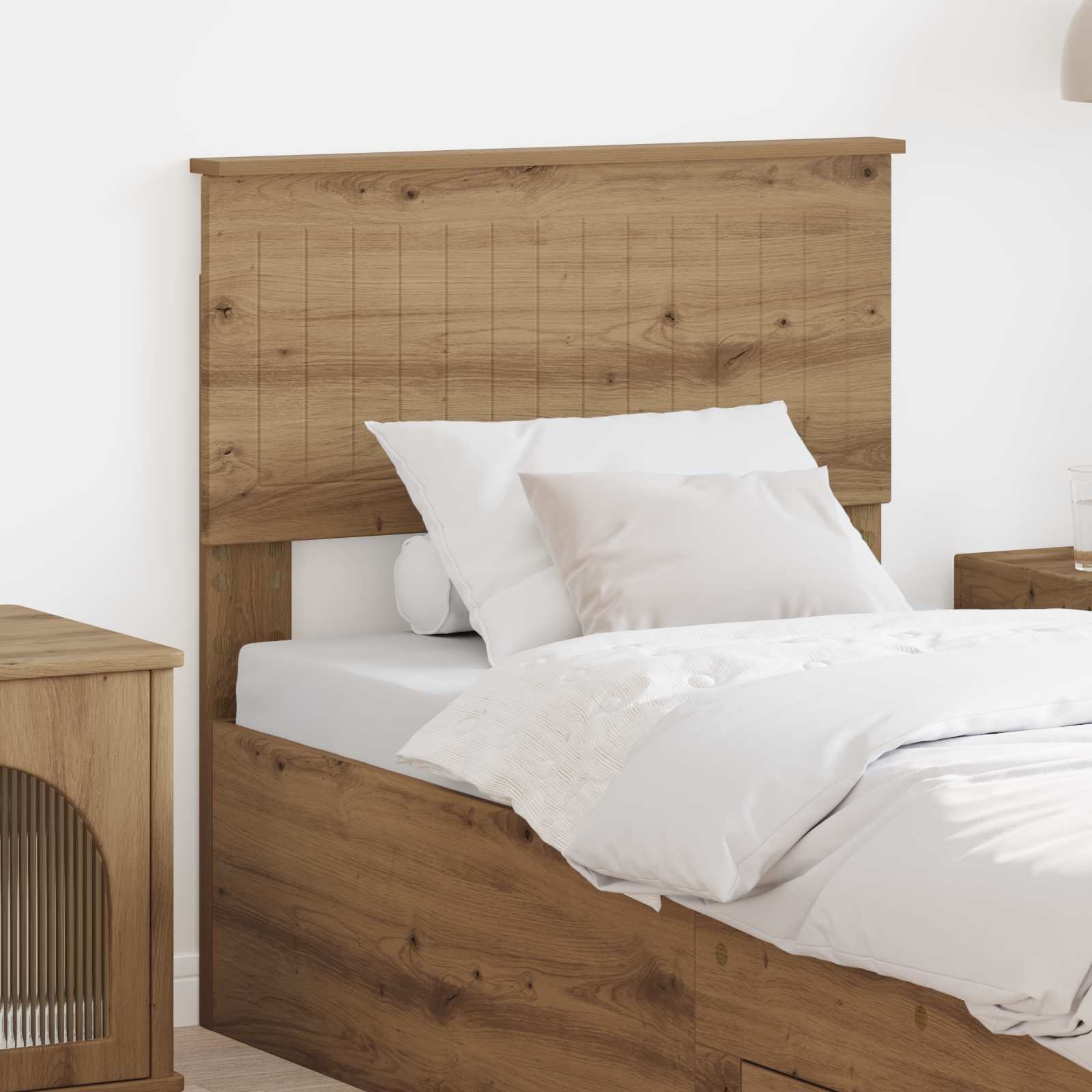 Κεφαλάρι Artisan Oak 80 cm Επεξεργασμένο ξύλο - Pakobazaar