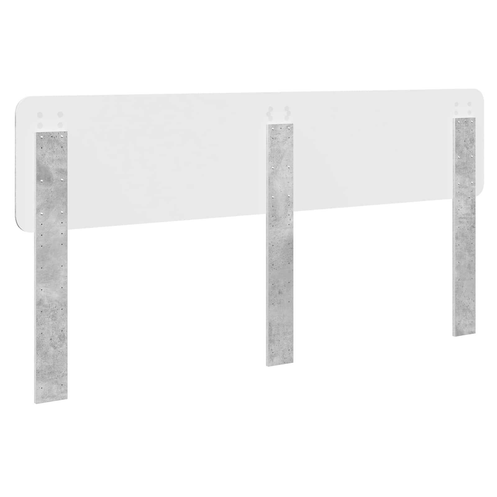 Κεφαλάρι Σκυρόδεμα Γκρι 180 cm Επεξεργασμένο ξύλο - Pakobazaar