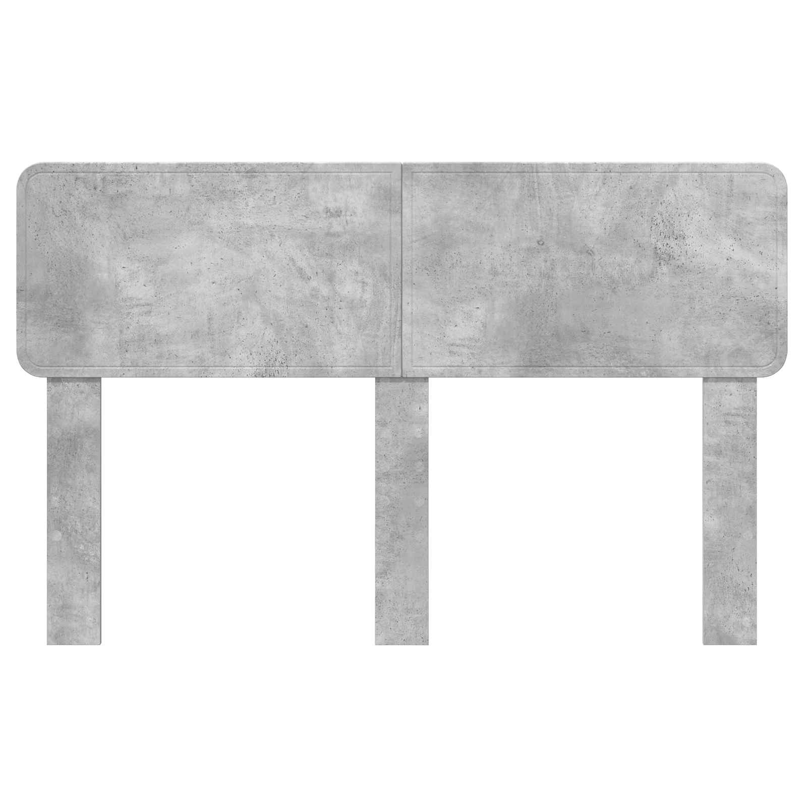 Κεφαλάρι Σκυρόδεμα Γκρι 160 cm Επεξεργασμένο ξύλο - Pakobazaar