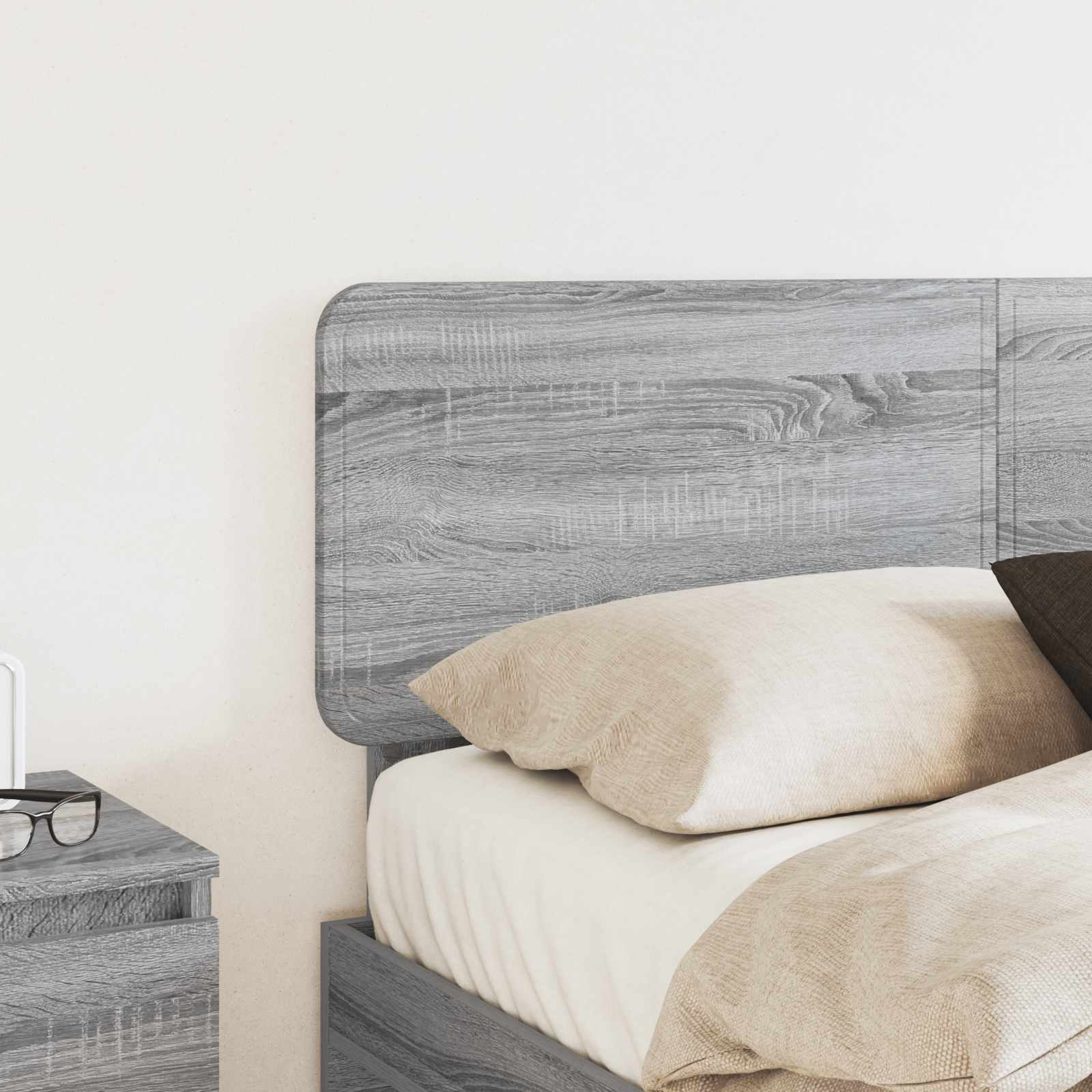 Κεφαλάρι Γκρίζο Σονομα 135 cm Επεξεργασμένο ξύλο - Pakobazaar