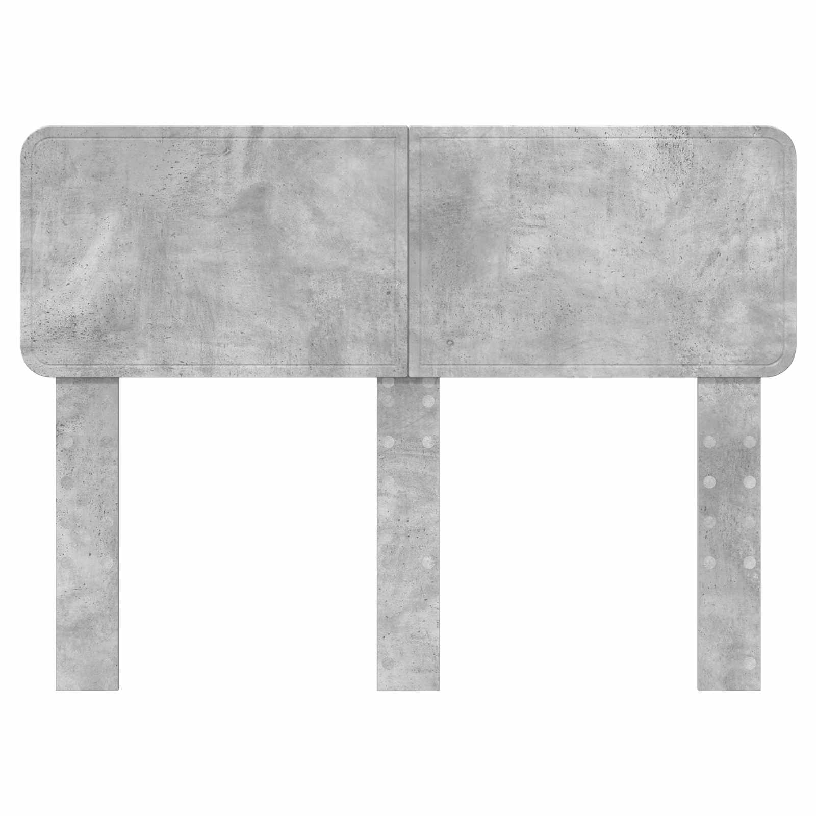 Κεφαλάρι Σκυρόδεμα Γκρι 120 cm Επεξεργασμένο ξύλο - Pakobazaar