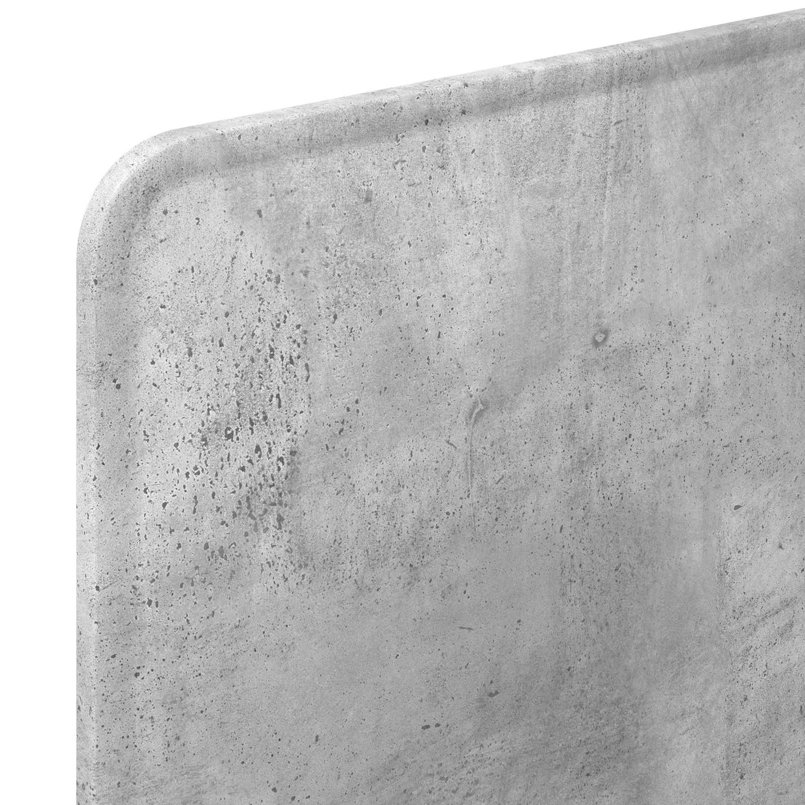 Κεφαλάρι Σκυρόδεμα Γκρι 100 cm Επεξεργασμένο ξύλο - Pakobazaar