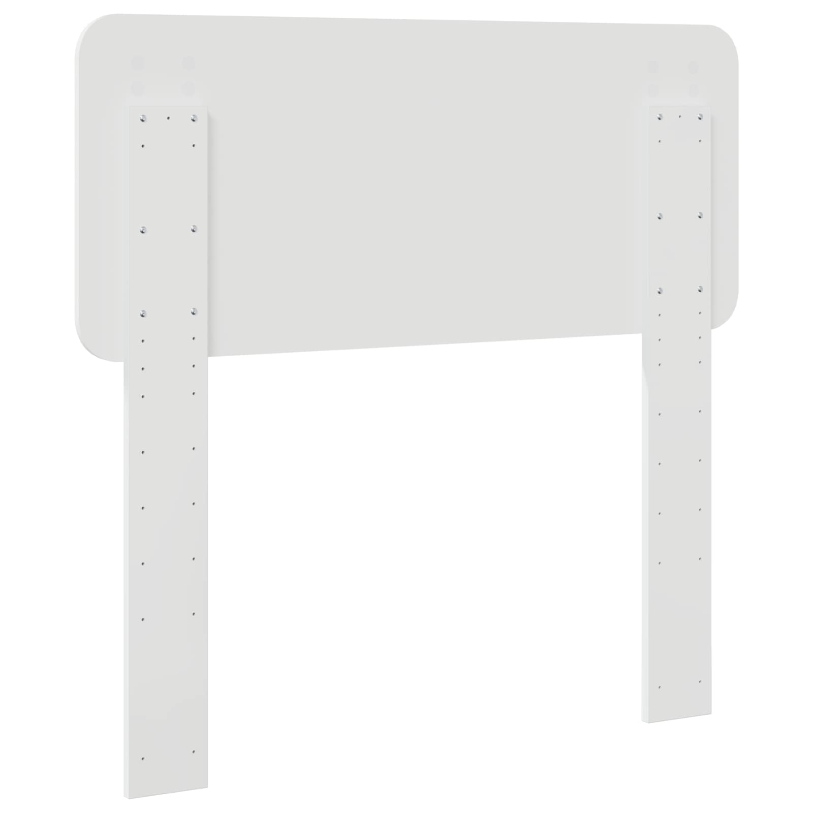 Κεφαλάρι Λαμπερό Λευκό 75 cm Επεξεργασμένο ξύλο - Pakobazaar