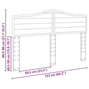 Κεφαλάρι Artisan Oak 150 cm Επεξεργασμένο ξύλο - Pakobazaar