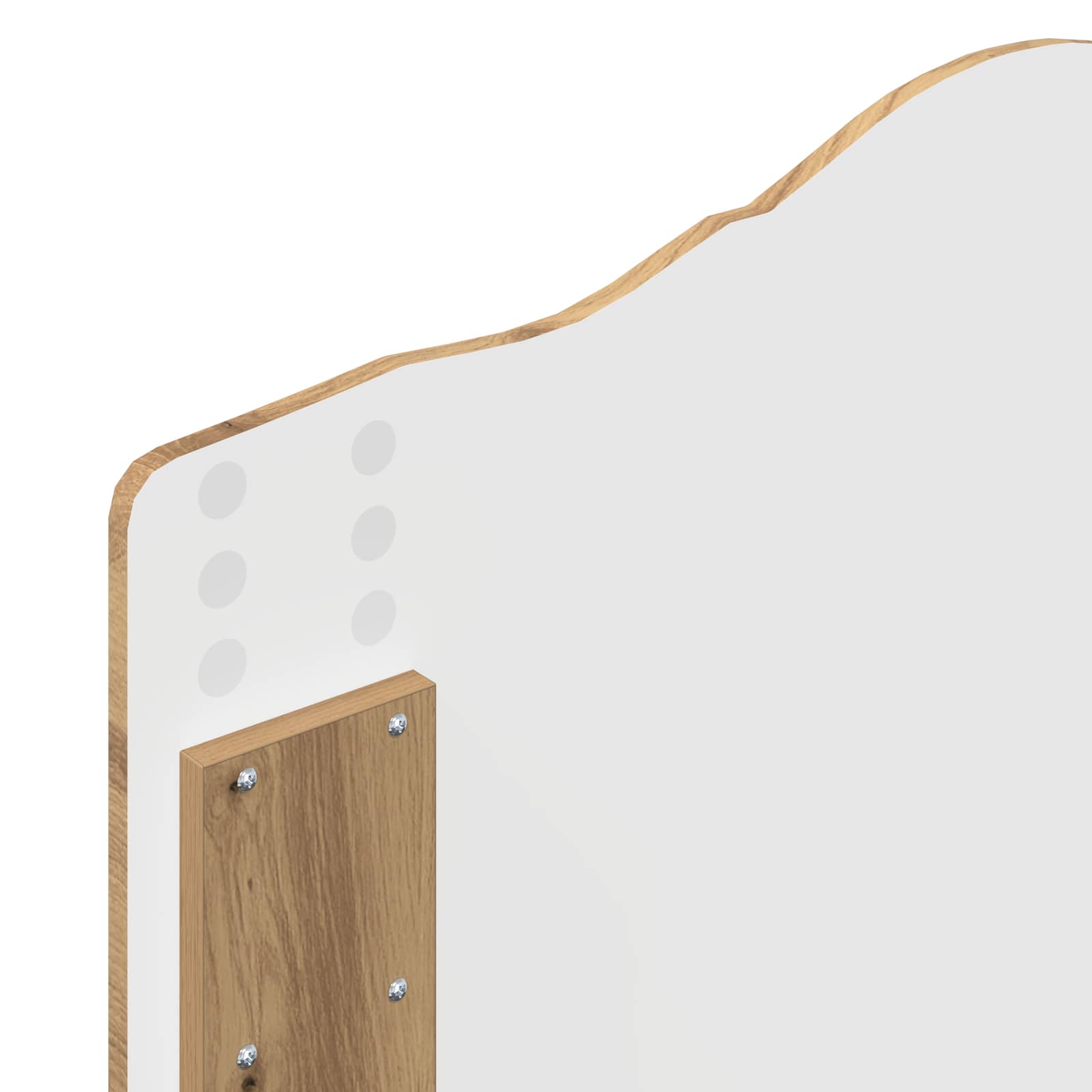 Κεφαλάρι Artisan Oak 100 cm Επεξεργασμένο ξύλο - Pakobazaar