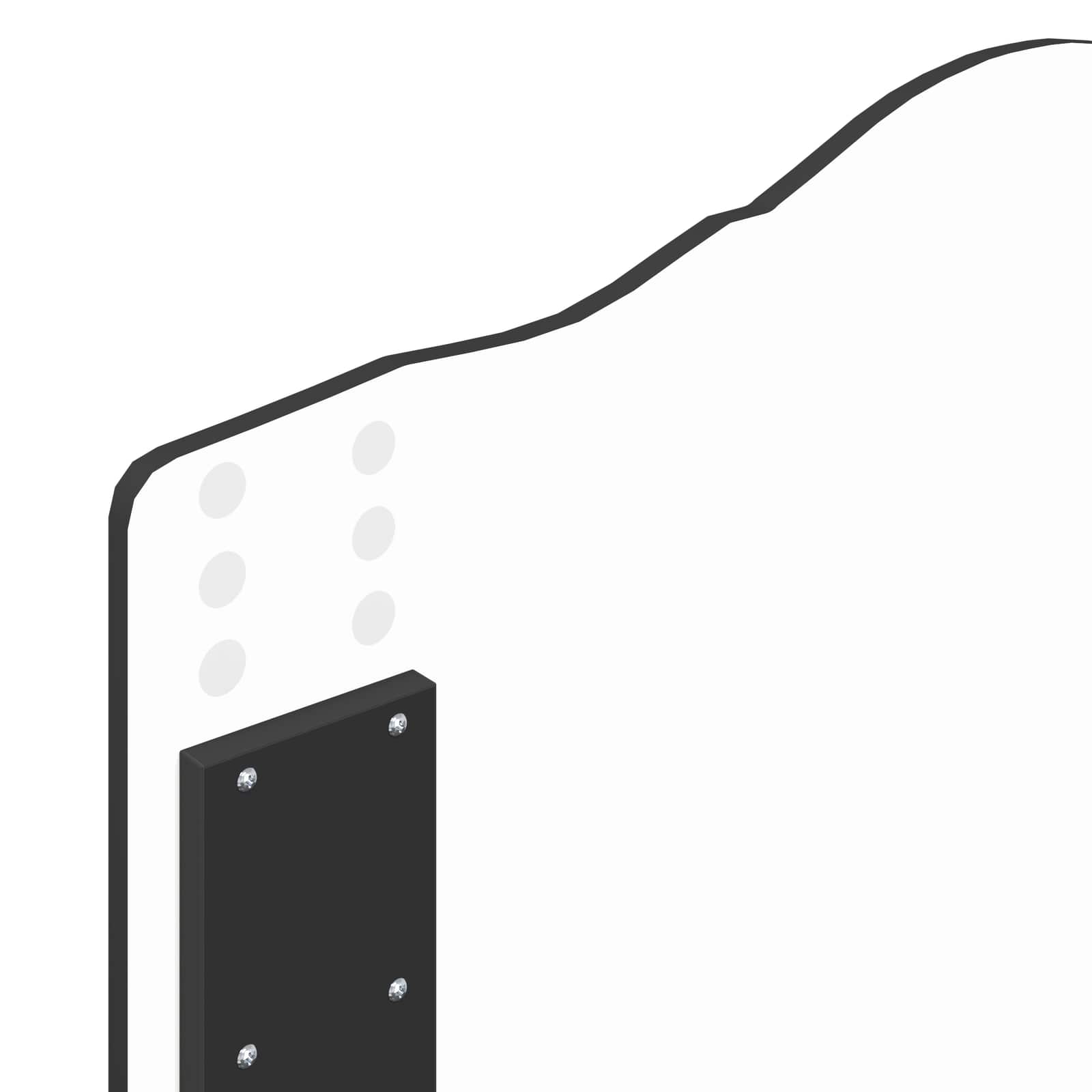 Κεφαλάρι Μαύρη Οξυά 90 cm Επεξεργασμένο ξύλο - Pakobazaar