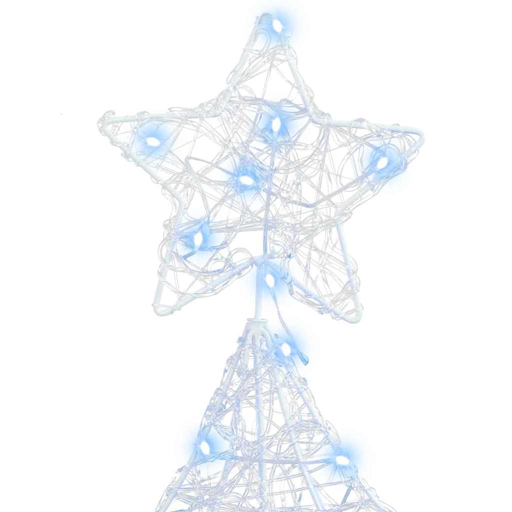 Χριστουγεννιάτικο Δέντρο με 160 LED Ψυχρό λευκό 150 cm Ακρυλικό - Pakobazaar