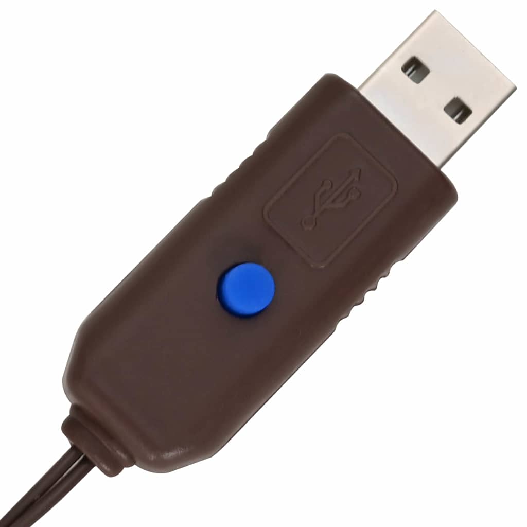 Χριστουγεννιάτικο Δέντρο με 90 LED 3 pcs Θερμό λευκό Ρατάν - Pakobazaar