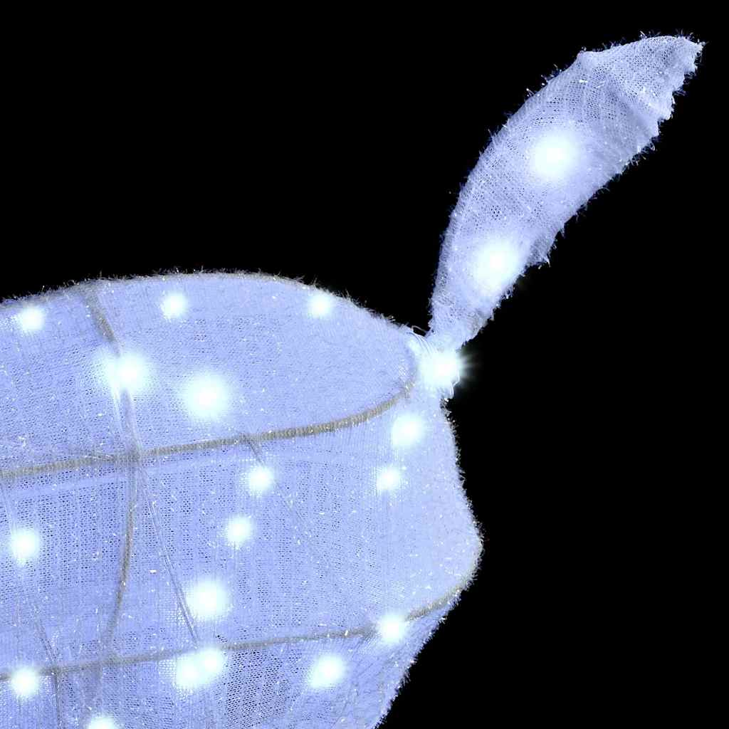 Οικογένεια Ελαφιών 3 pcs Ψυχρό λευκό 68 x 26 x 127 εκ ύφασμα - Pakobazaar