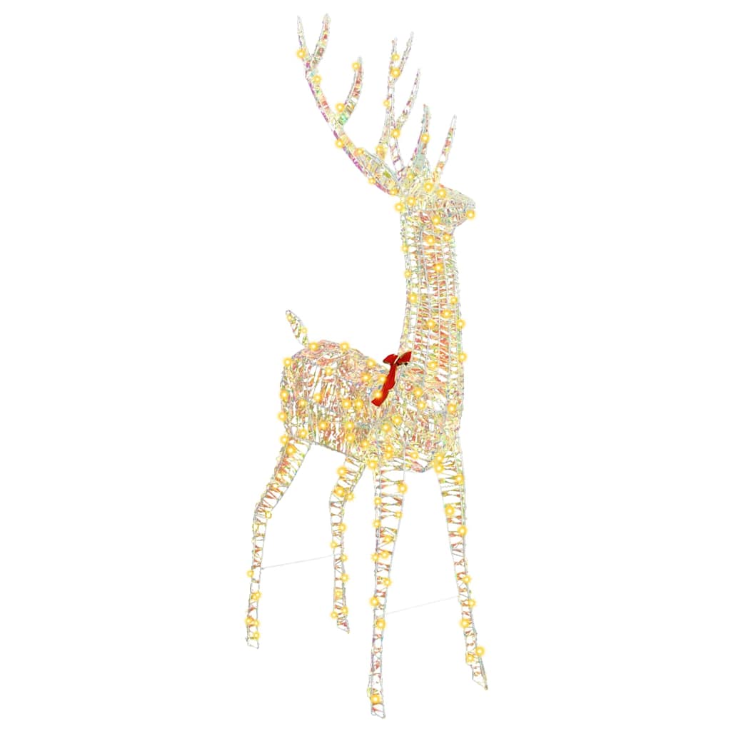 3D Ελάφι 250 LED Θερμό λευκό 96 x 40 x 180 cm PET