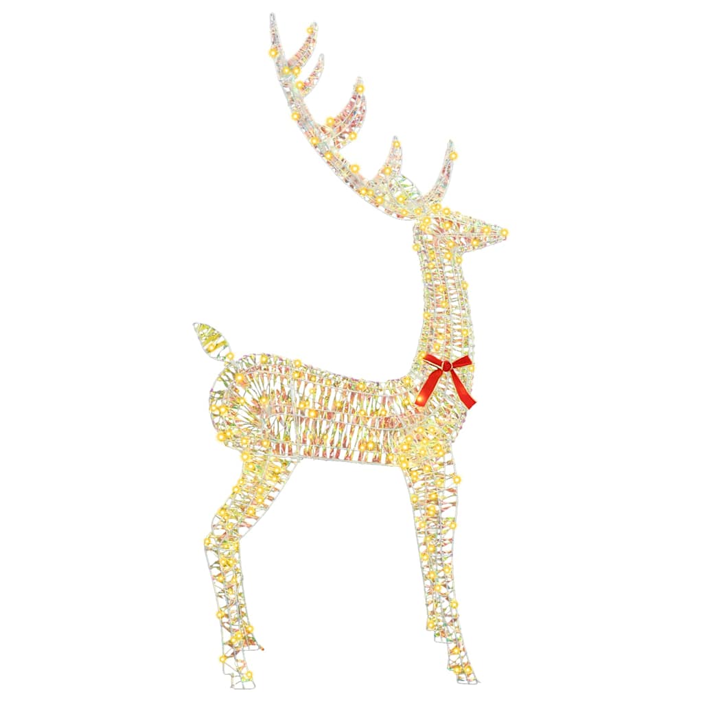 3D Ελάφι 250 LED Θερμό λευκό 96 x 40 x 180 cm PET