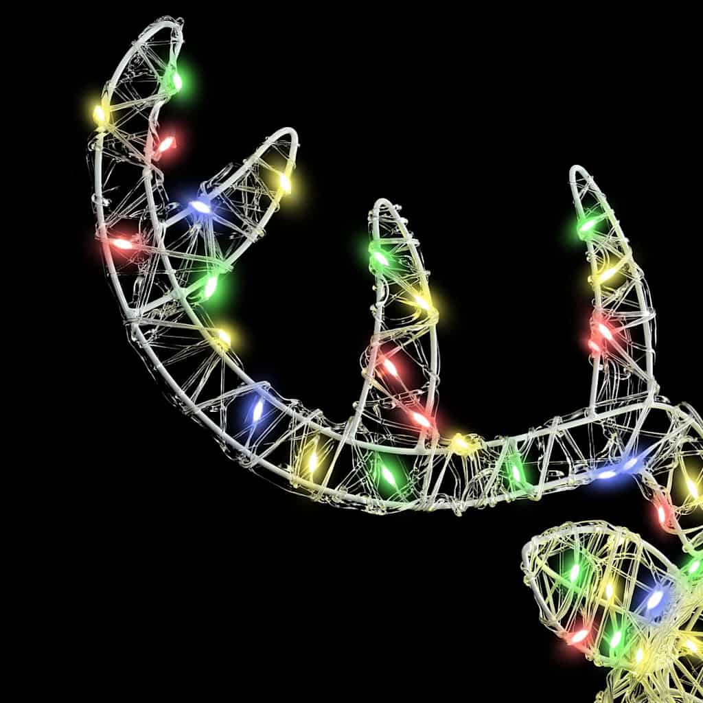 Κεφάλι Ράντερ με 140 LED πολύχρωμο 68 x 36,5 x 62,5 εκ Ακρυλικό - Pakobazaar