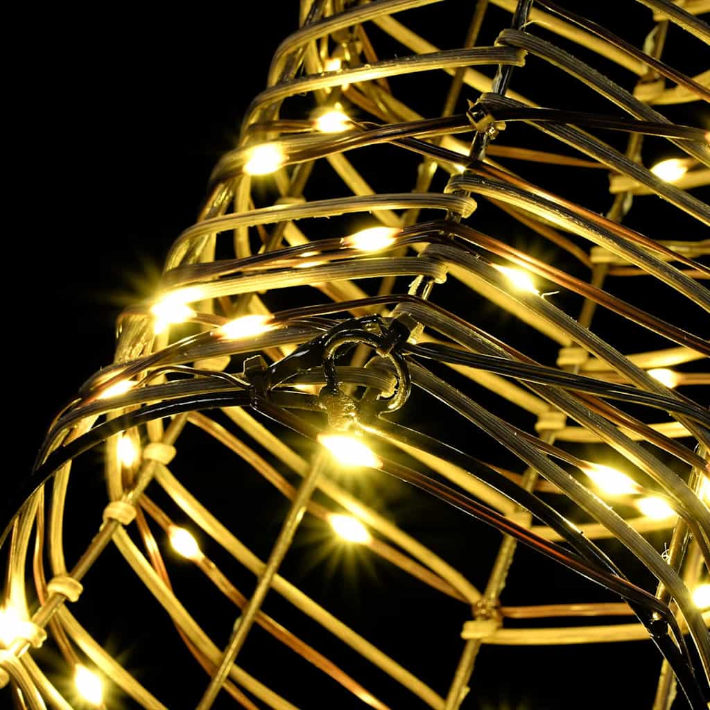 Έλκηθρο με Ελάφια Θερμό λευκό 68 x 36,5 x 62,5 εκ Ρατάν - Pakobazaar