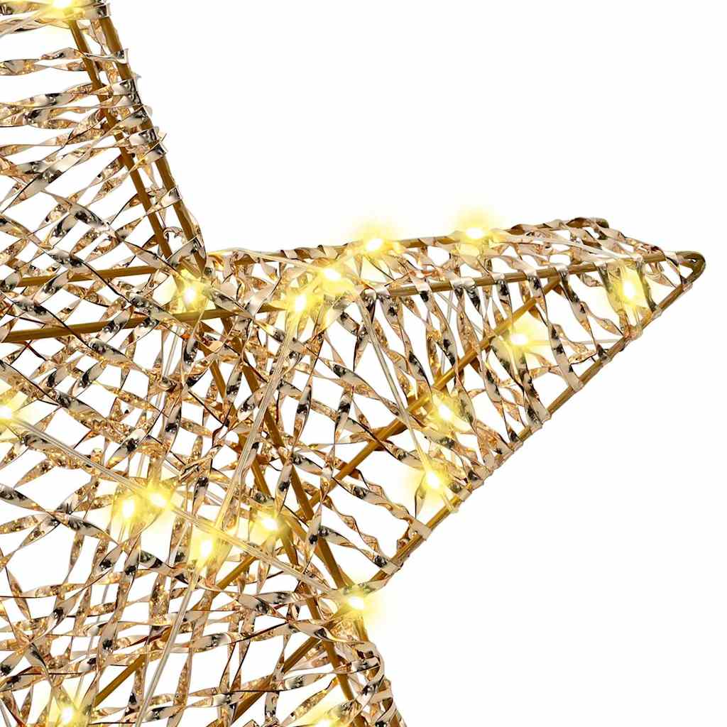 3D Αστέρι με 50 LED Θερμό λευκό 55 x 52.5 x 9 εκ PET - Pakobazaar