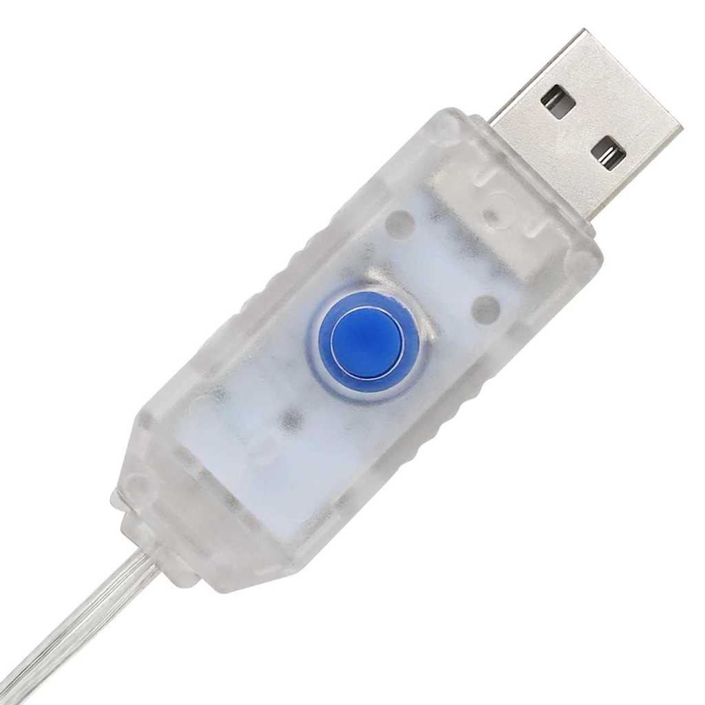 3D Αστέρι με 50 LED Θερμό λευκό 55 x 52.5 x 9 εκ PET - Pakobazaar