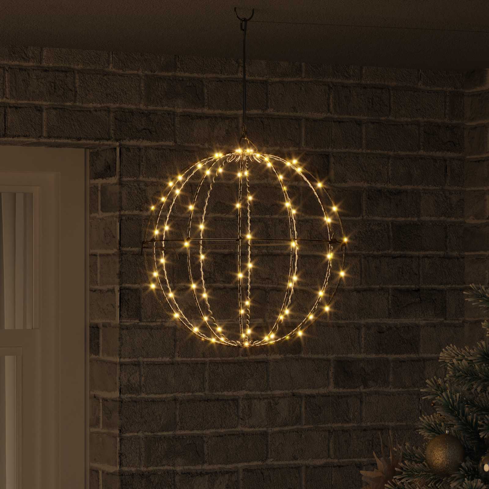 Μπάλα Θερμό λευκό 40 x 40 x 42 cm Μέταλλο 120 LED