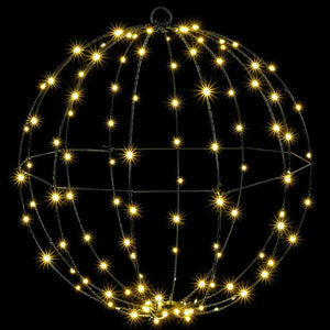 Μπάλα 160 LED Θερμό λευκό 50,5 x 50,5 x 52 εκ Μέταλλο