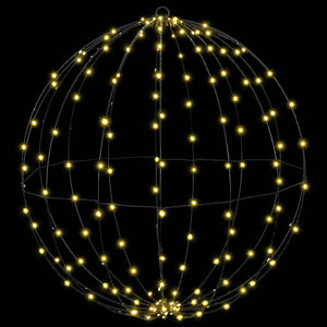 Μπάλα 2 τμχ. Θερμό λευκό 60 x 60 x 62 cm Μέταλλο 384 LED