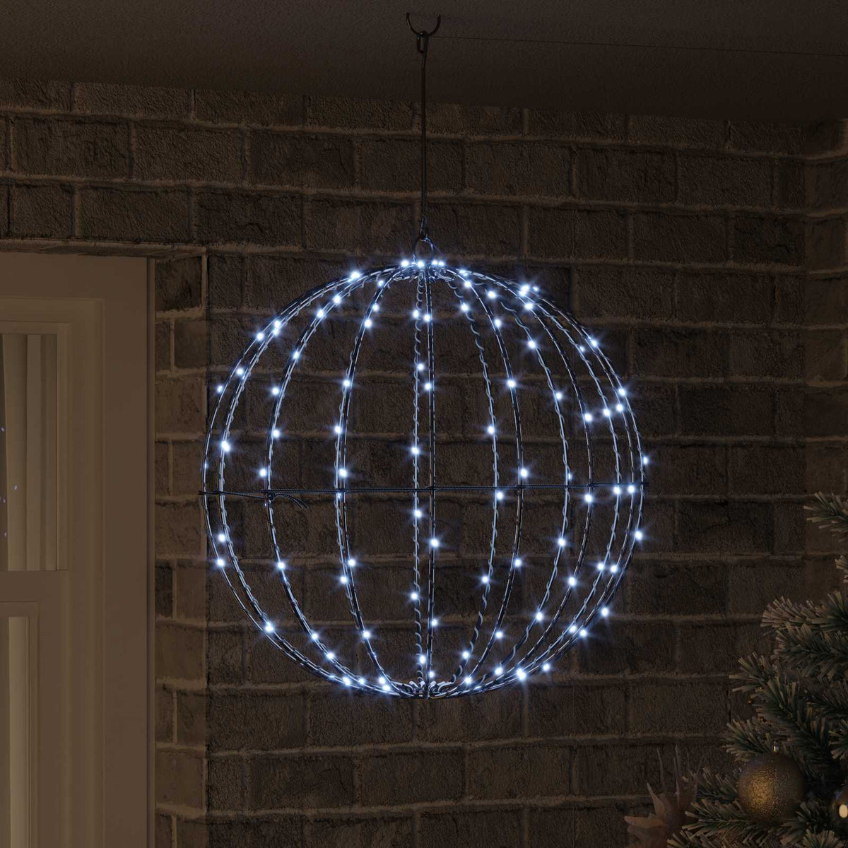 Μπάλα Ψυχρό λευκό 50 x 50 x 52 εκ Μέταλλο 160 LED
