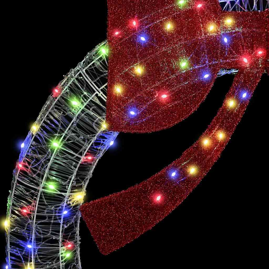 Στεφάνι με 150 LED Πολύχρωμο 120 cm Ακρυλικό - Pakobazaar