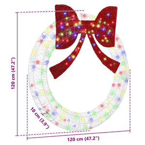 Στεφάνι με 150 LED Πολύχρωμο 120 cm Ακρυλικό - Pakobazaar