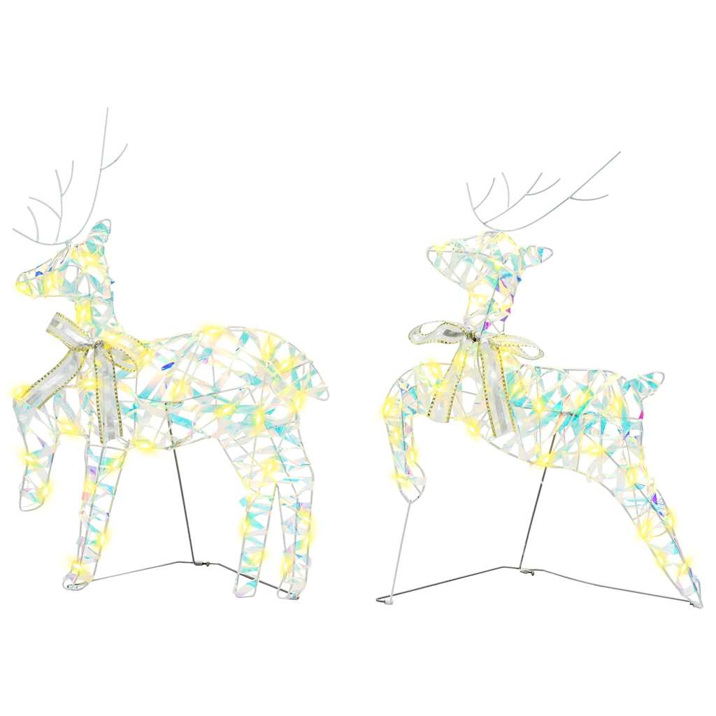 LED Ελάφια με 40 LED 2 pcs Θερμό λευκό PET - Pakobazaar